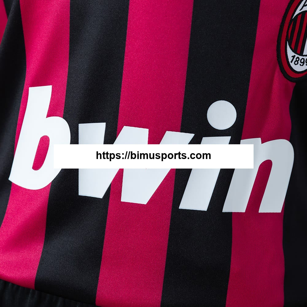 Camisola AC Milan 09/10 Principal Retro Infantil