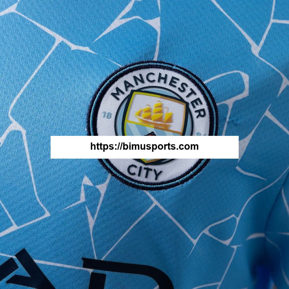 Camisola retrô do Manchester City 20/21 Principal