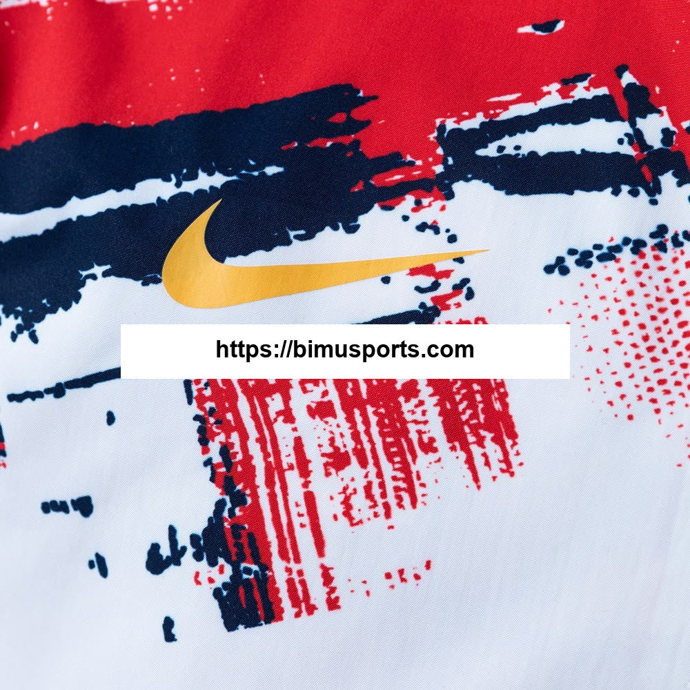 Jaqueta corta-vento reversível PSG - Branco e Marrom