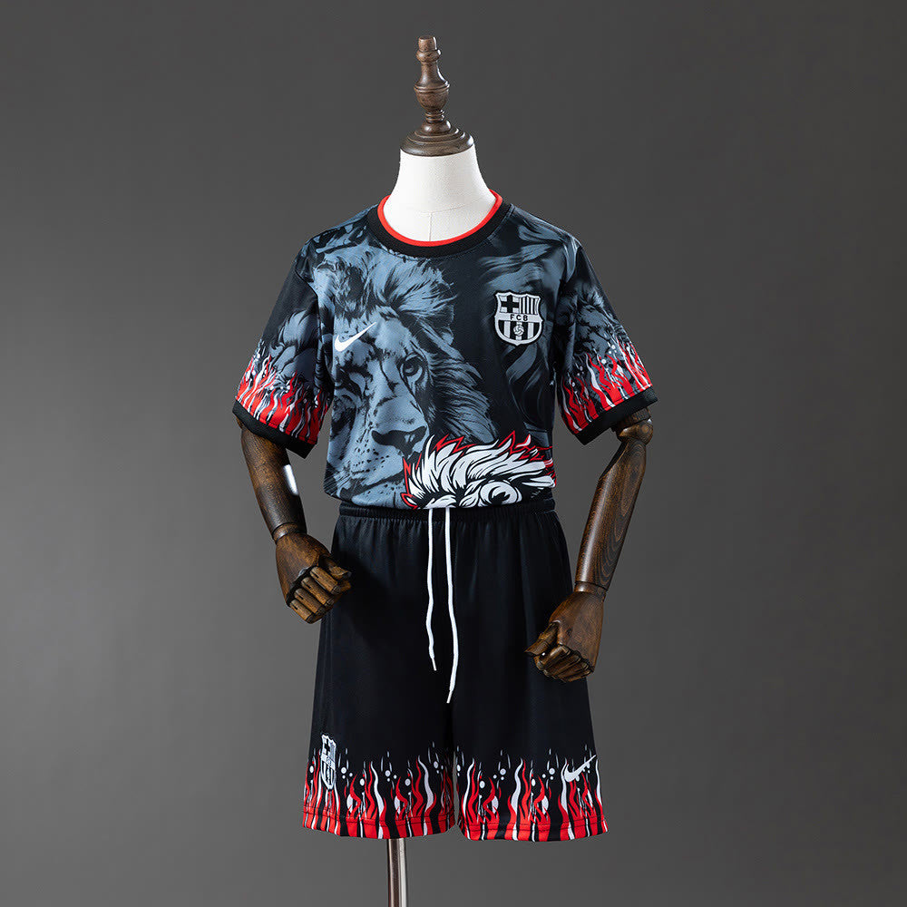 Camisola Barcelona 25/26 Lions-Edição Especial Equipamento Infantil Completo
