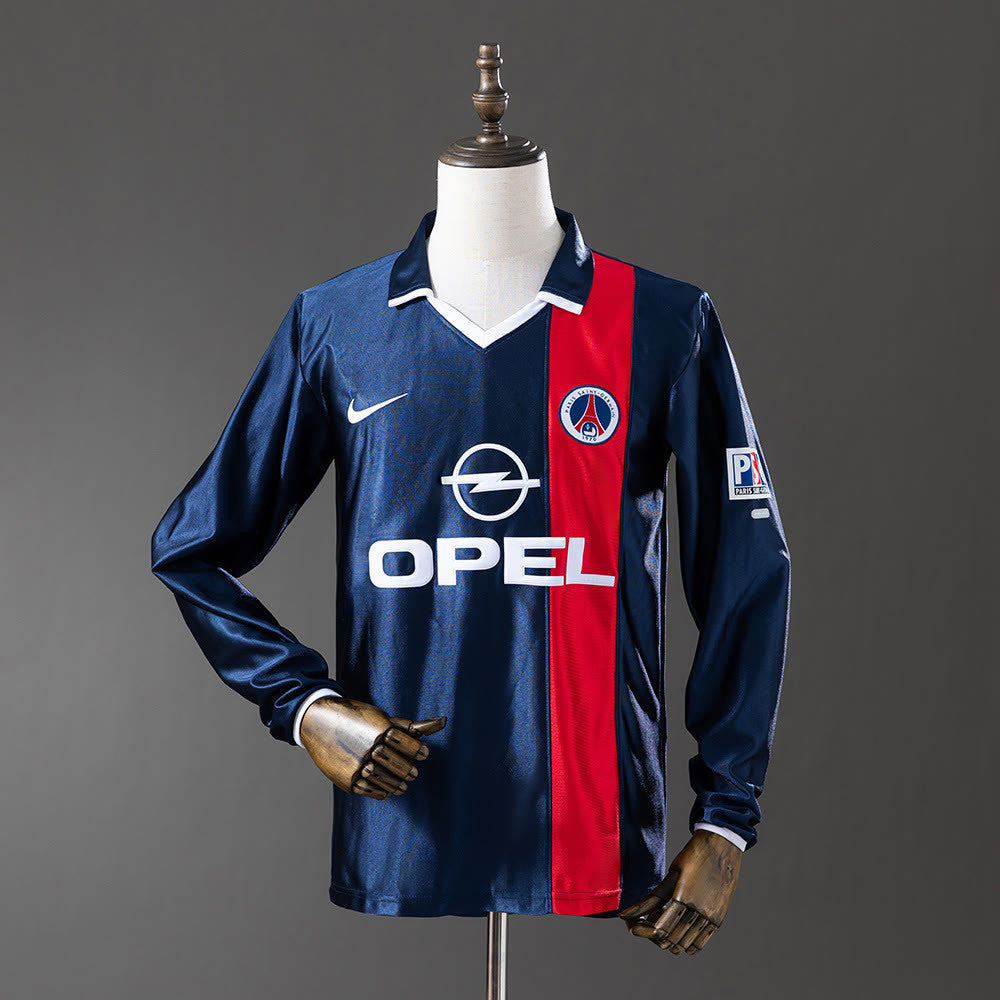 Camisola PSG 01/02 Principal Manga Longa Retro