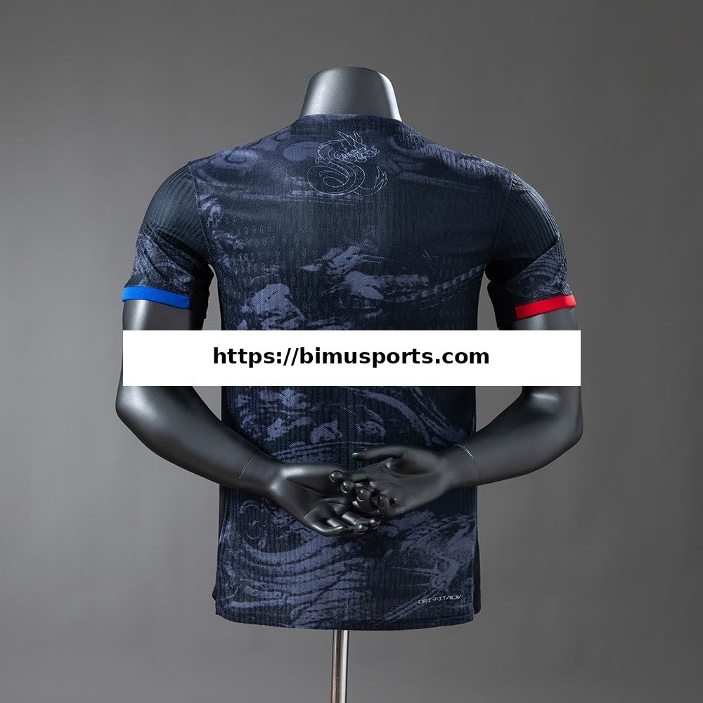 Camisola Player Barcelona 25/26 Edição Especial - Preto Dragon version