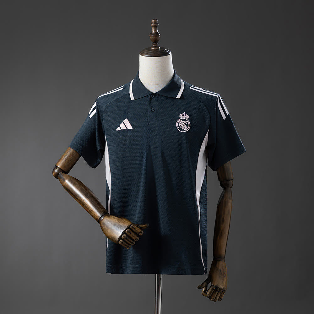 Camisola Real Madrid 25/26 POLO - Preto & Rosa