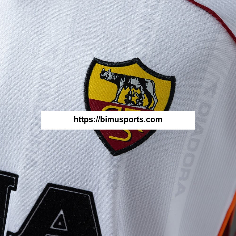 Camisola retrô de manga comprida Roma 99/00 Alternativo