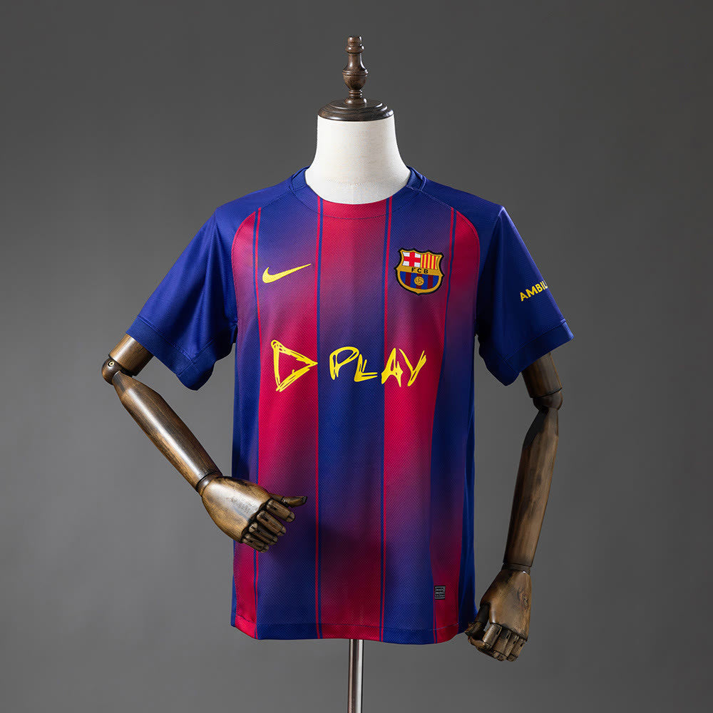 Camisola Barcelona 25/26 colaboração x DPLAY