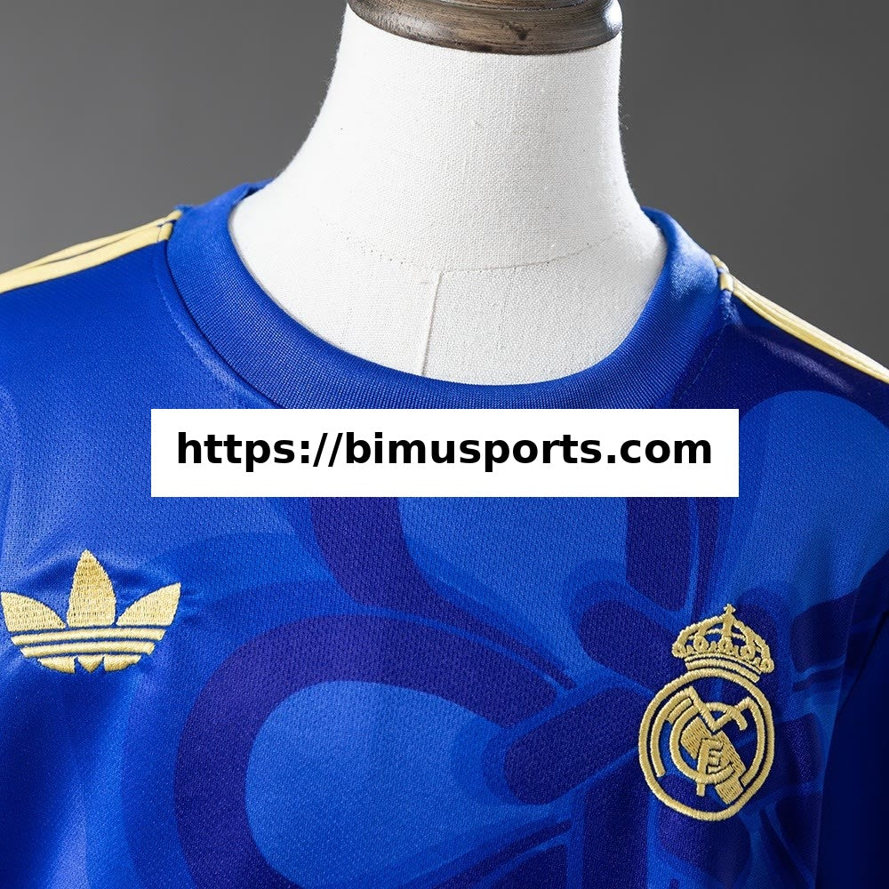 Camisola Real Madrid 25/26 História Cultural - Azul Infantil