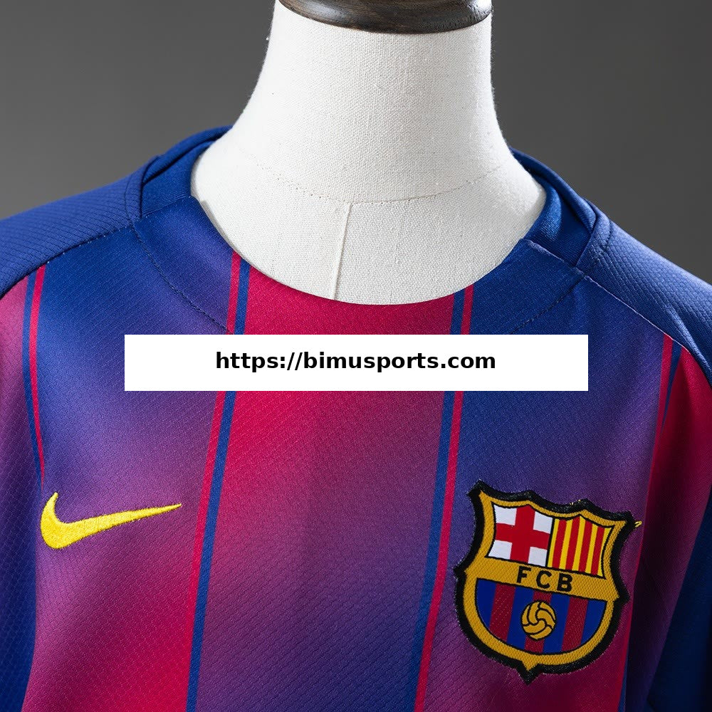 Camisola Barcelona 25/26 colaboração x DPLAY Equipamento Infantil