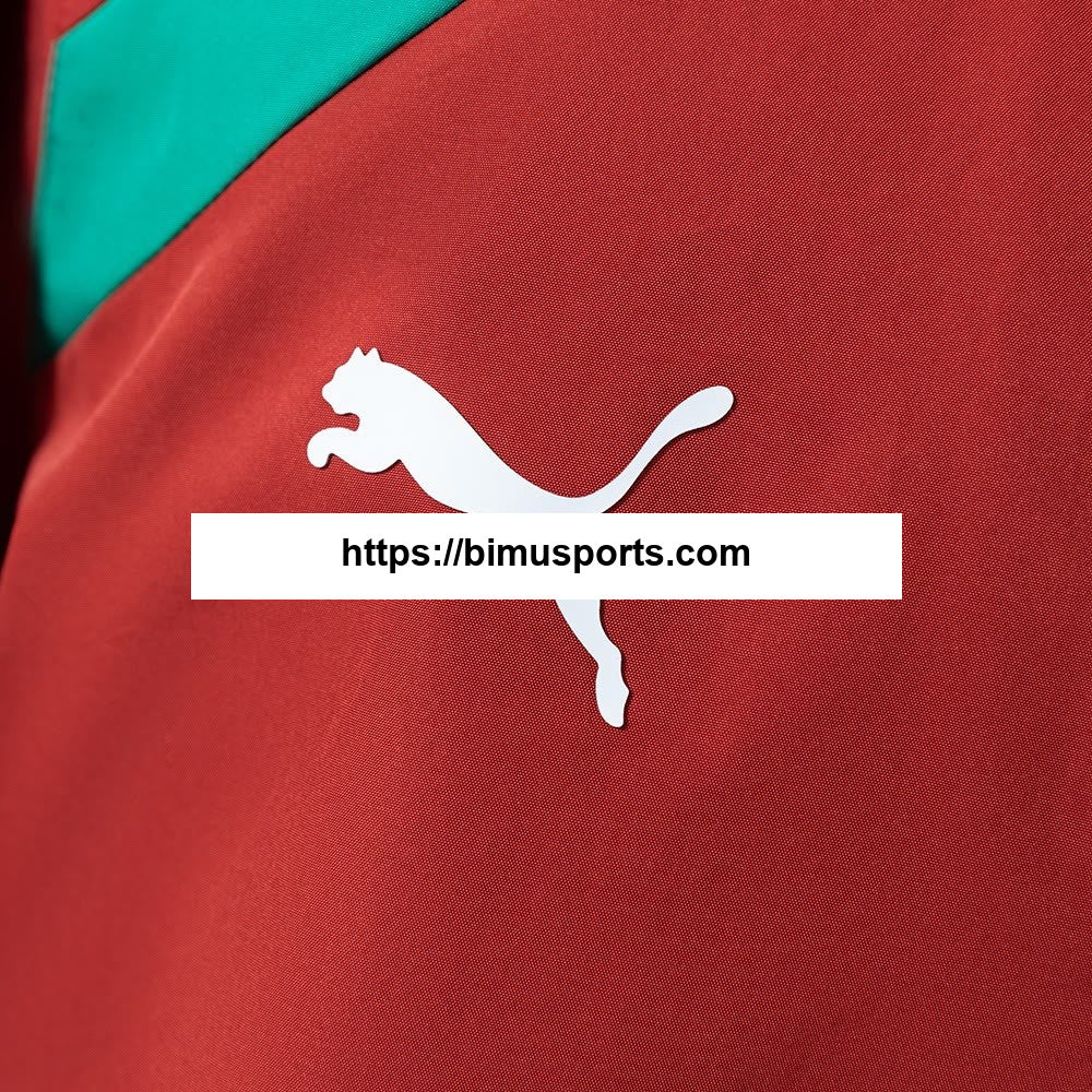 Jaqueta corta-vento reversível Marrocos 20/26 - vermelho e verde