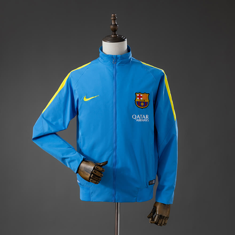 Camisola Barcelona 15/16 Corta-vento - Azul