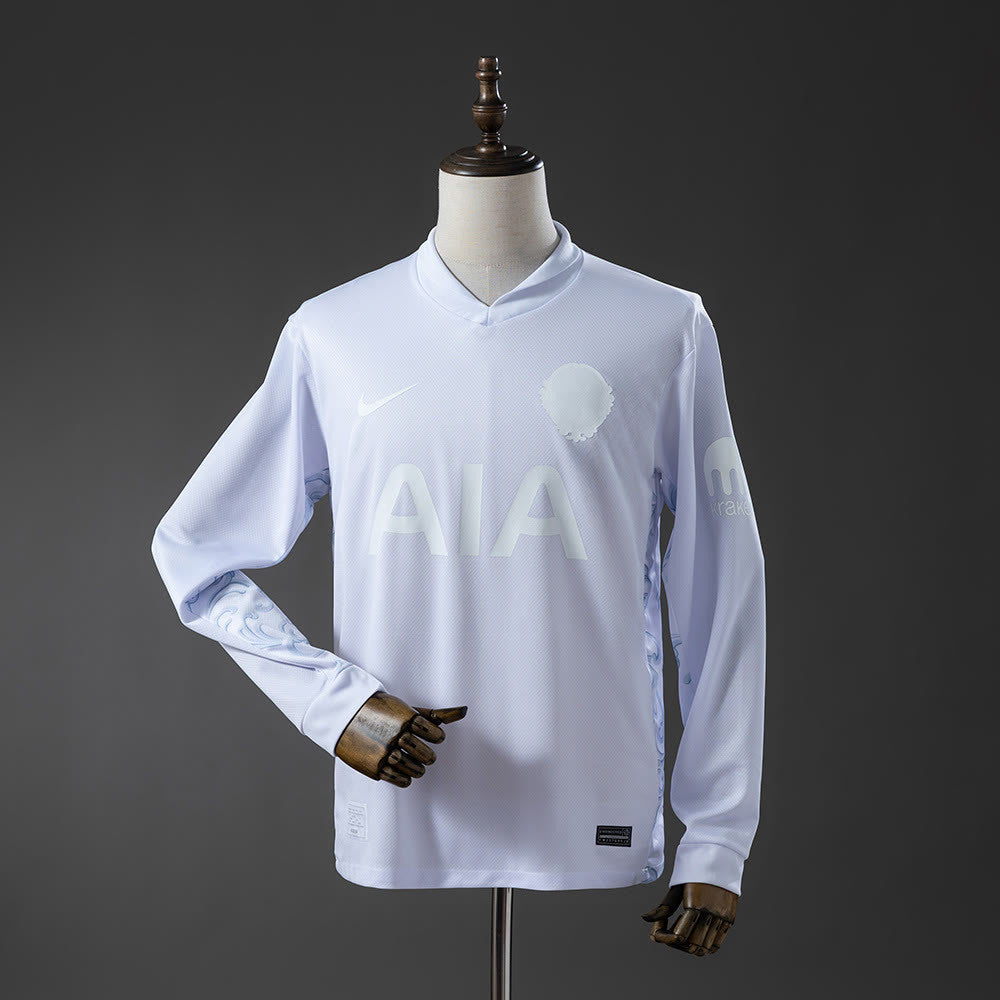 Camisola branca de manga comprida do 125º aniversário do Tottenham Hotspur