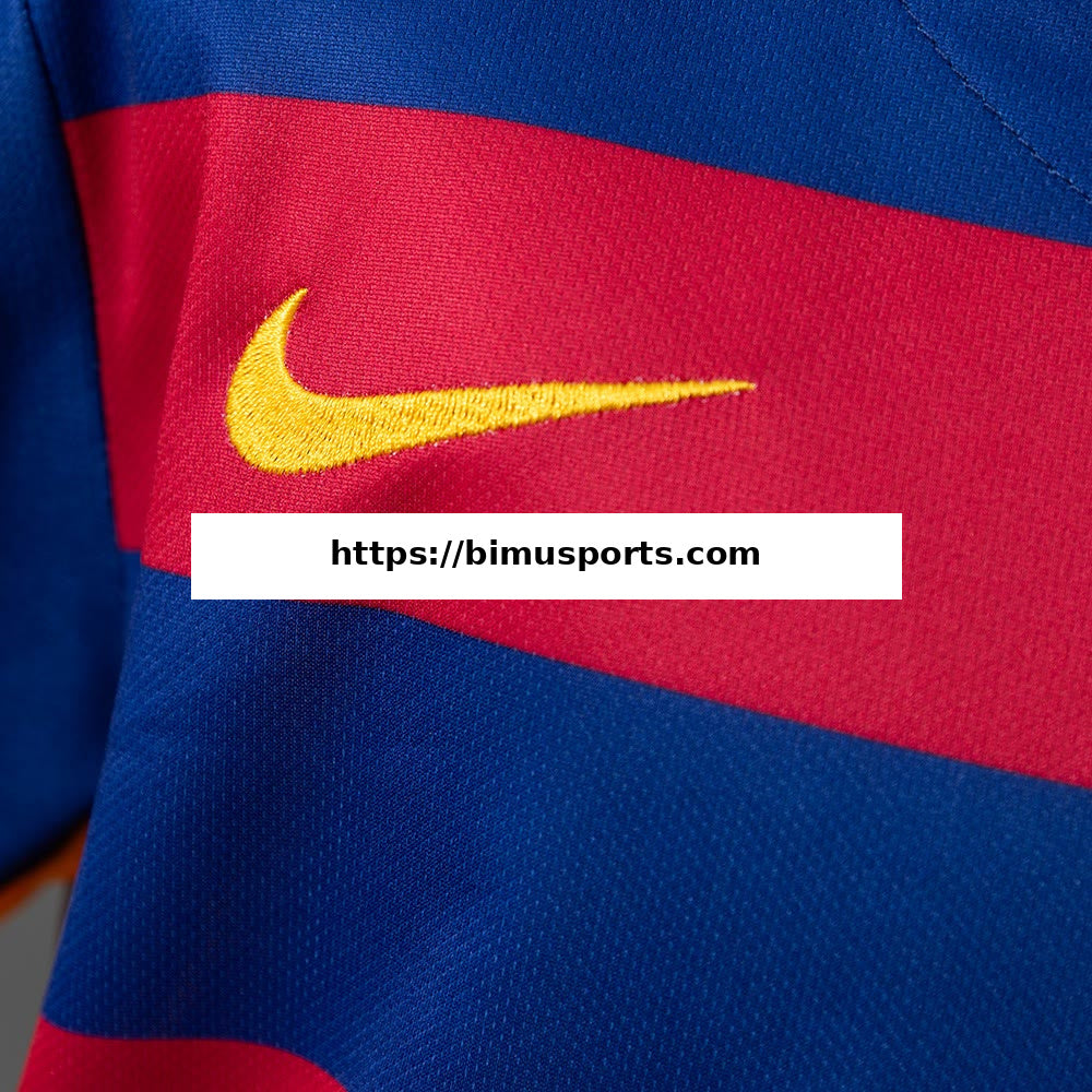 Camisola Barcelona 15/16 Principal Equipamento Infantil Retro