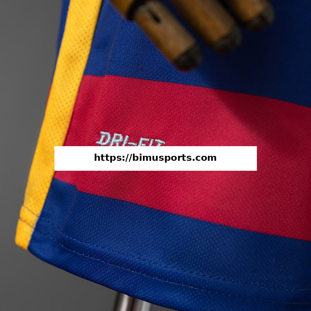 Camisola Barcelona 15/16 Principal Equipamento Infantil Retro