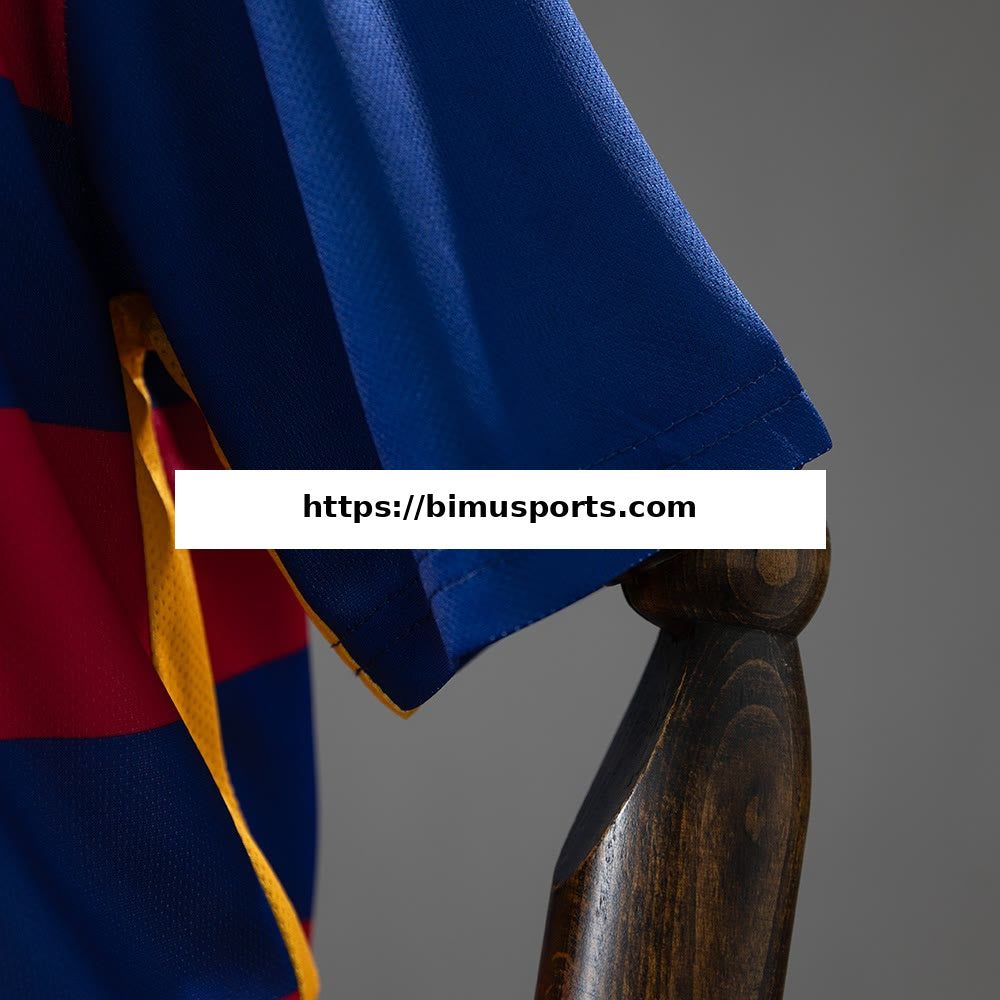 Camisola Barcelona 15/16 Principal Equipamento Infantil Retro
