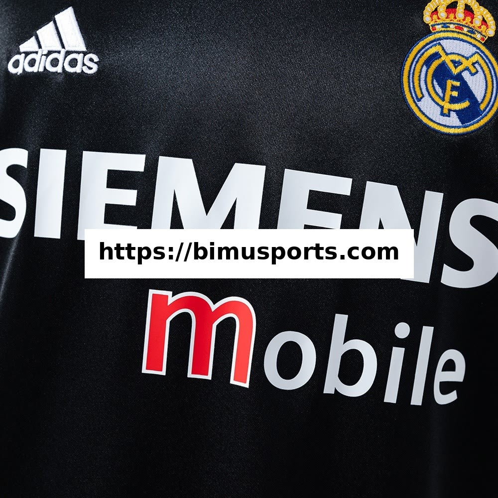 Camisola Real Madrid 04/05 Terceira Alternativa Manga Comprida Retro