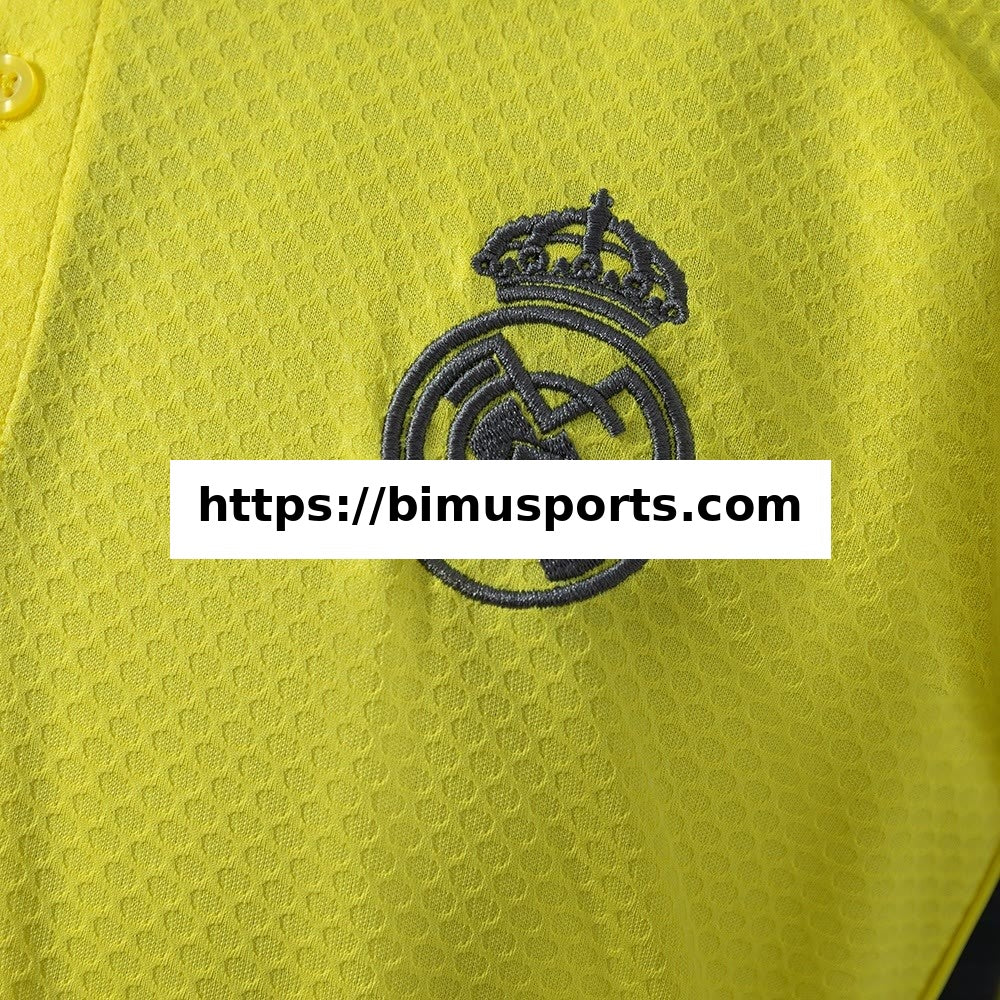 Camisola Real Madrid 25/26 POLO - Amarelo