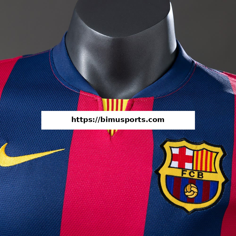 Camisola Barcelona 14/15 Principal Retro Versão de Jogador S-3