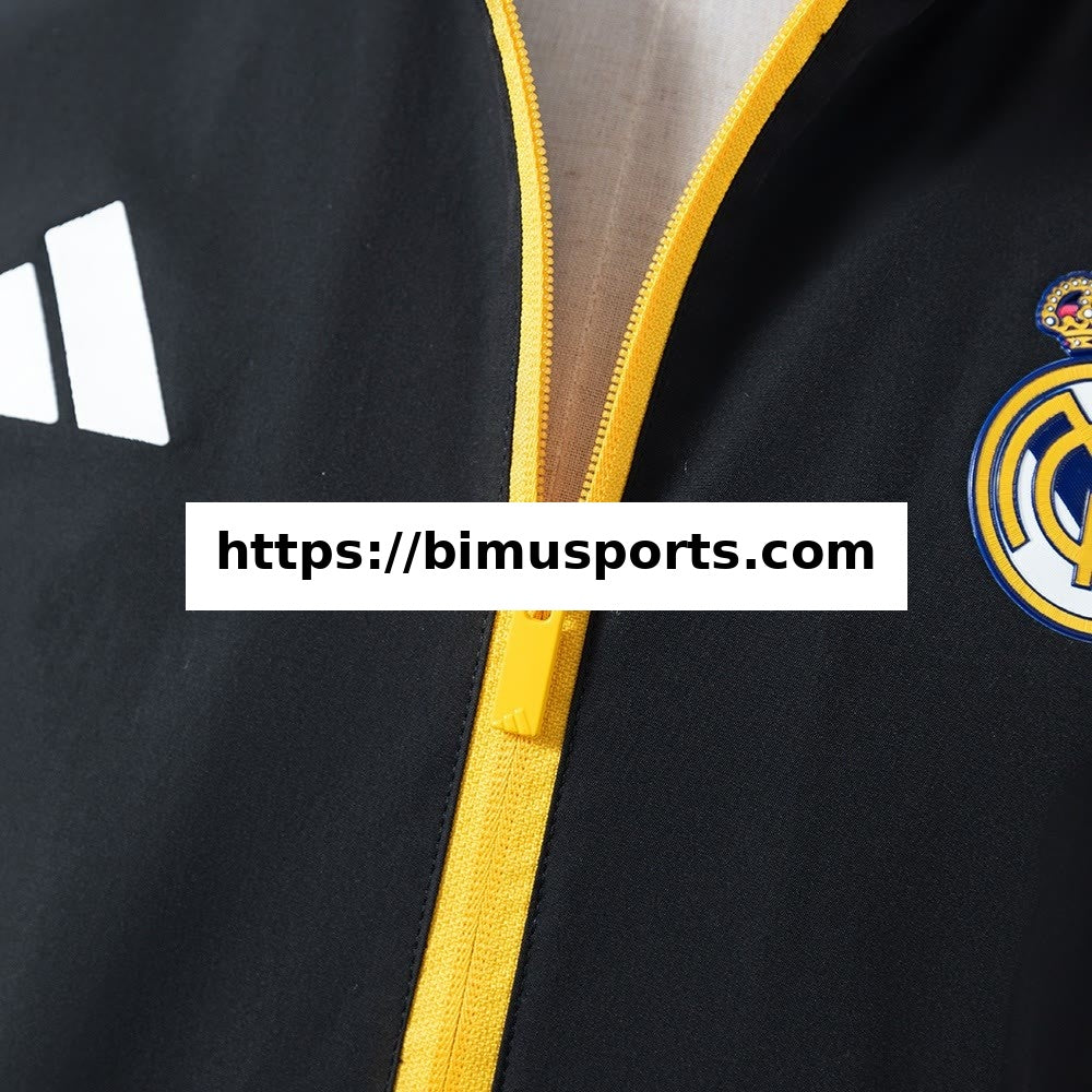 Camisola Real Madrid 25/26 Corta-Vento - Preto