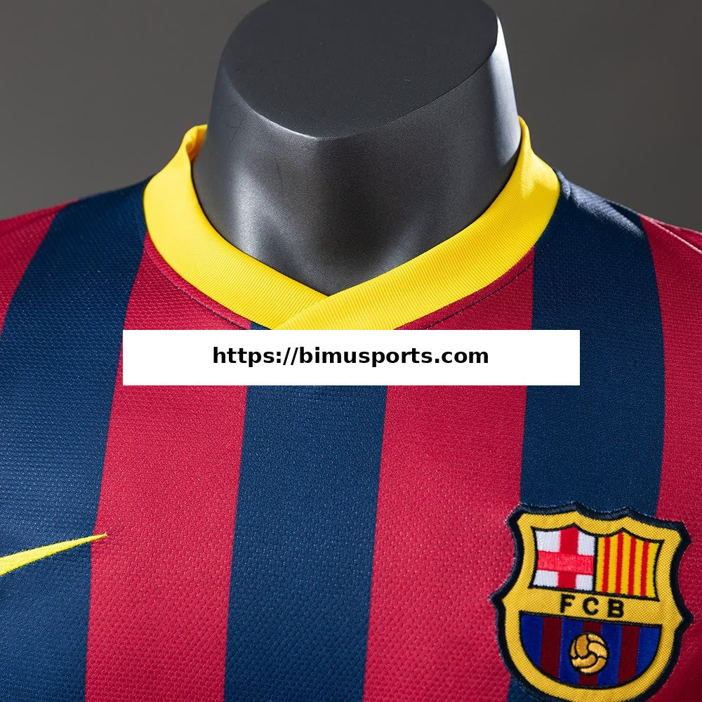 Camisola Barcelona 13/14 Principal Retro Versão de Jogador