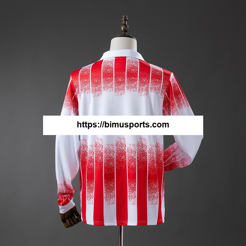 Camisola AS Cannes 91/92 Principal Manga Longa Retro