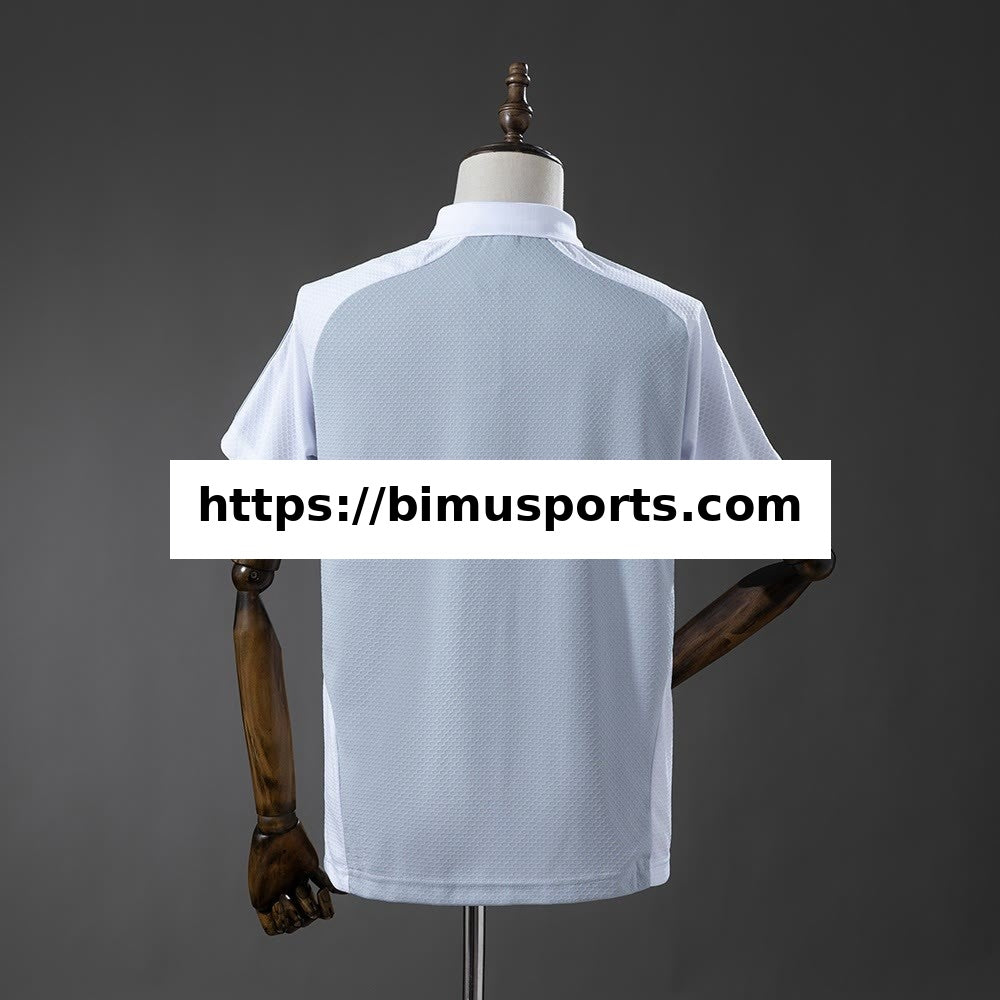 Camisola Real Madrid 25/26 POLO - Cinzento & Branco