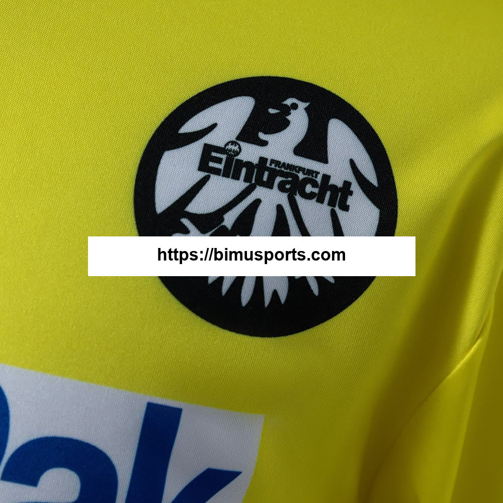 Camisola retrô de manga comprida alternativa Frankfurt 93/96
