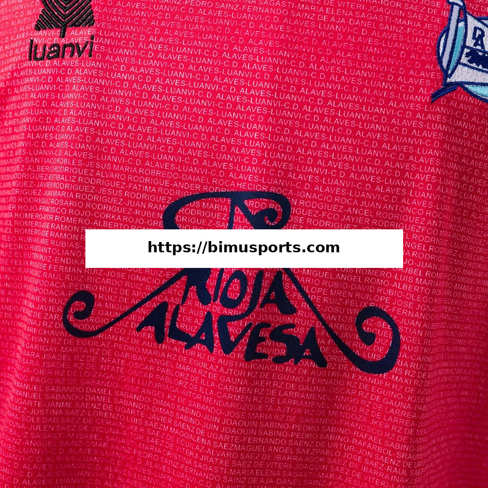 Camisola Deportivo Alavés 00/01 Taça UEFA Alternativa Retro