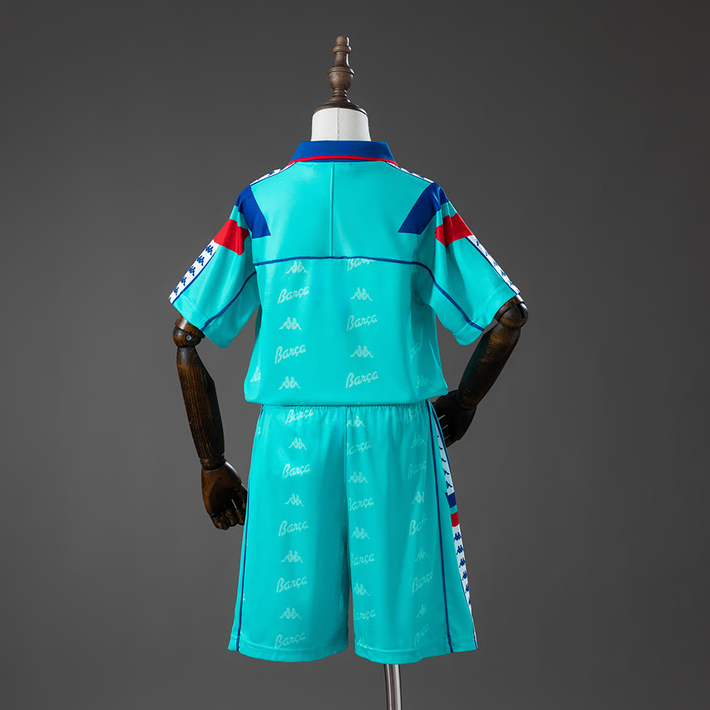 Camisola Barcelona 92/95 Alternativa Equipamento Infantil Retro