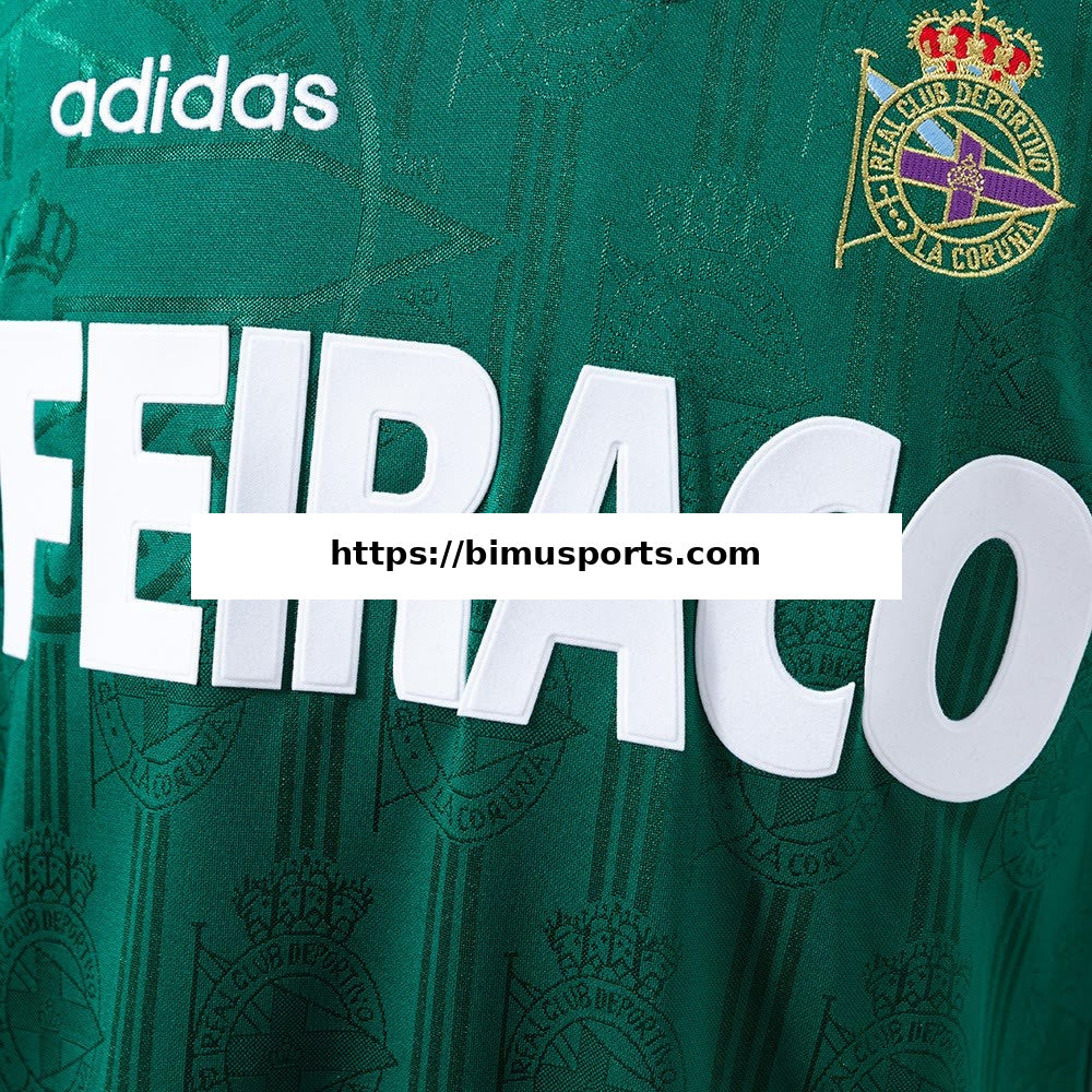 Camisola Deportivo La Coruna 99/00 Alternativa Retro de Manga Comprida