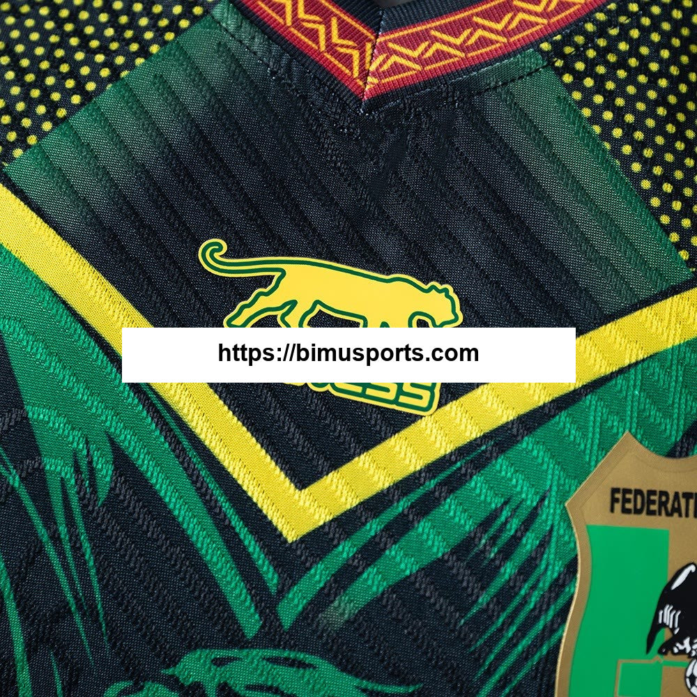 Camisola Mali 25/26 Black Green Player Versão