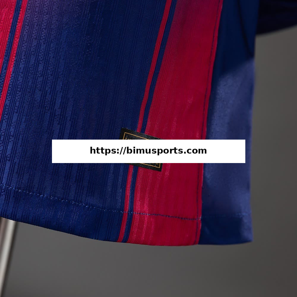 Camisola Barcelona 25/26 Principal de Manga Comprida Versão de Jogador