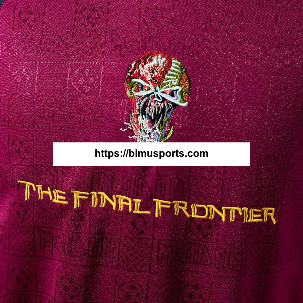 Camisola Iron Maiden x West Ham United 2010 Alternativo Retro
