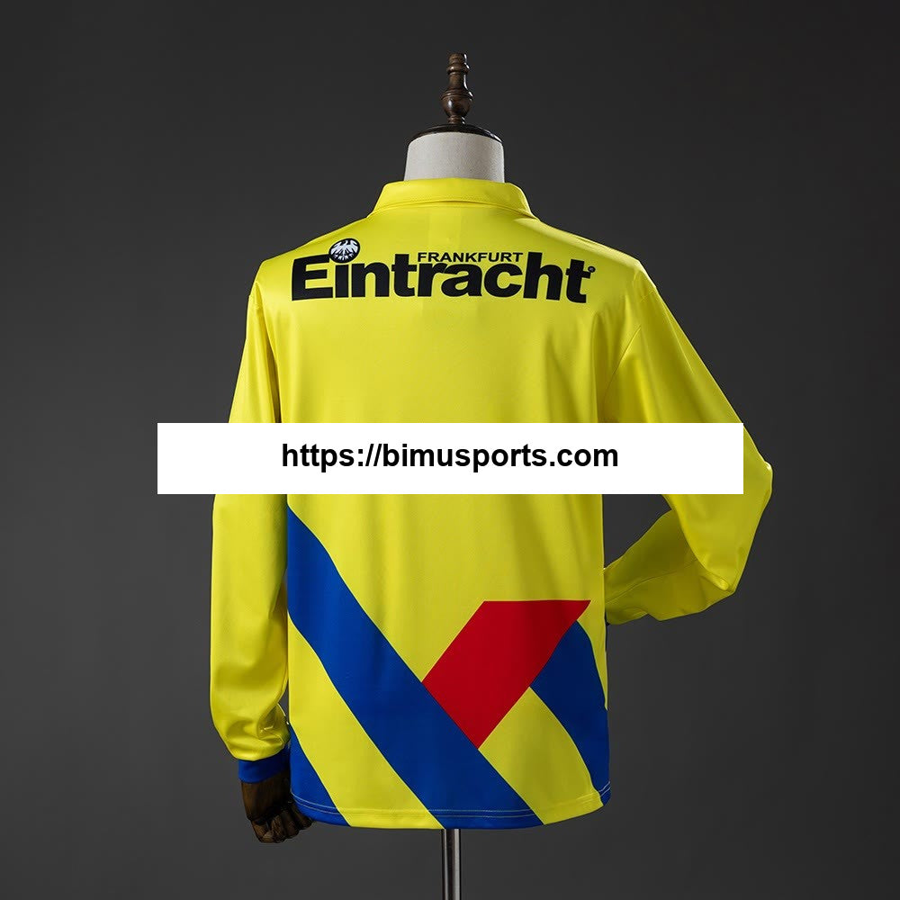 Camisola retrô de manga comprida alternativa Frankfurt 93/96