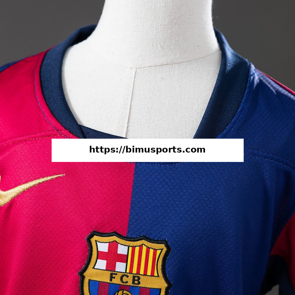 Camisola Barcelona 24/25 Principal Equipamento Infantil Tamanho 16-28