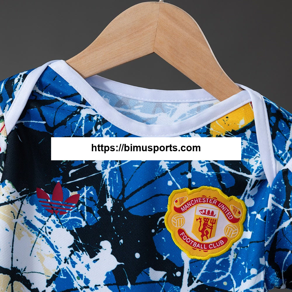 Camisola Manchester United 25/26 Originals Stone Roses de bebê