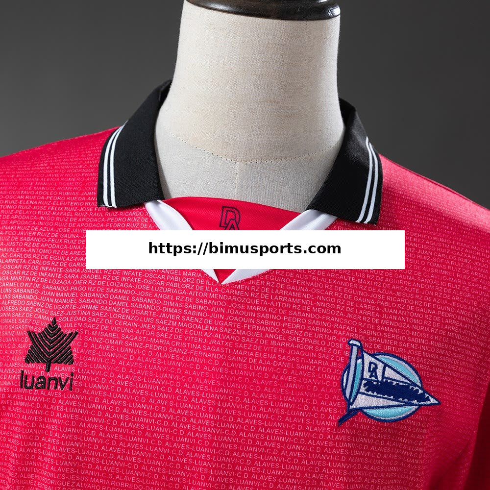 Camisola Deportivo Alavés 00/01 Taça UEFA Alternativa Retro