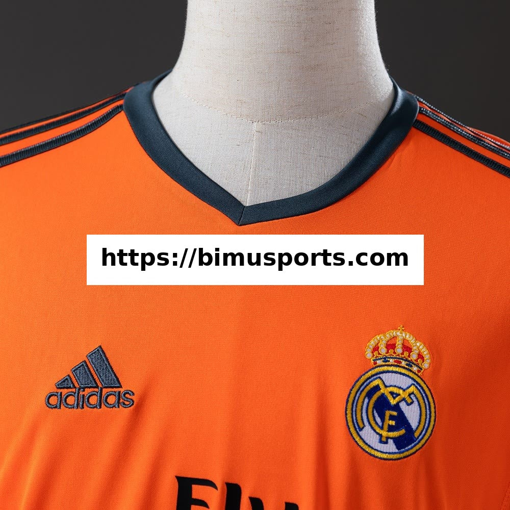 Camisola Real Madrid 13/14 Segunda Alternativa Manga Comprida Retro