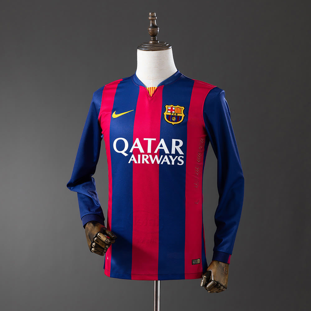 Camisola Barcelona 201415 Principal Retro de Manga Comprida