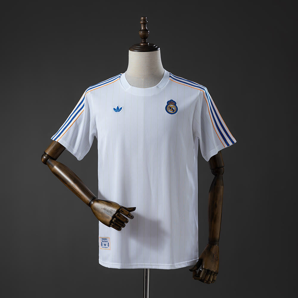 Camisola Real Madrid Terrace Icons T-shirt Branco Azul