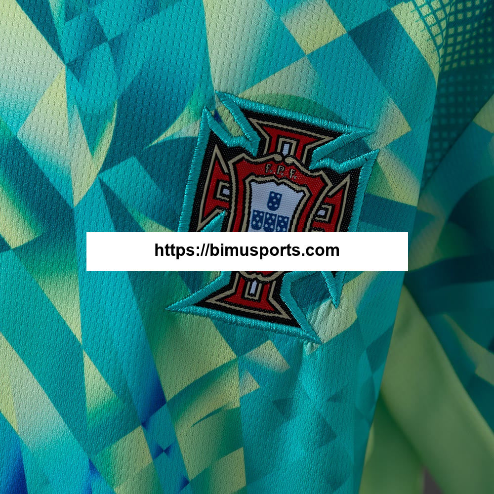 Mini-equipamento Portugal 2026 GK-Verde Infantil