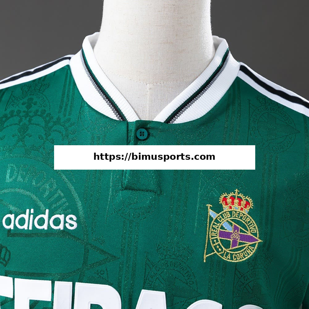 Camisola Deportivo La Coruna 99/00 Alternativa Retro de Manga Comprida