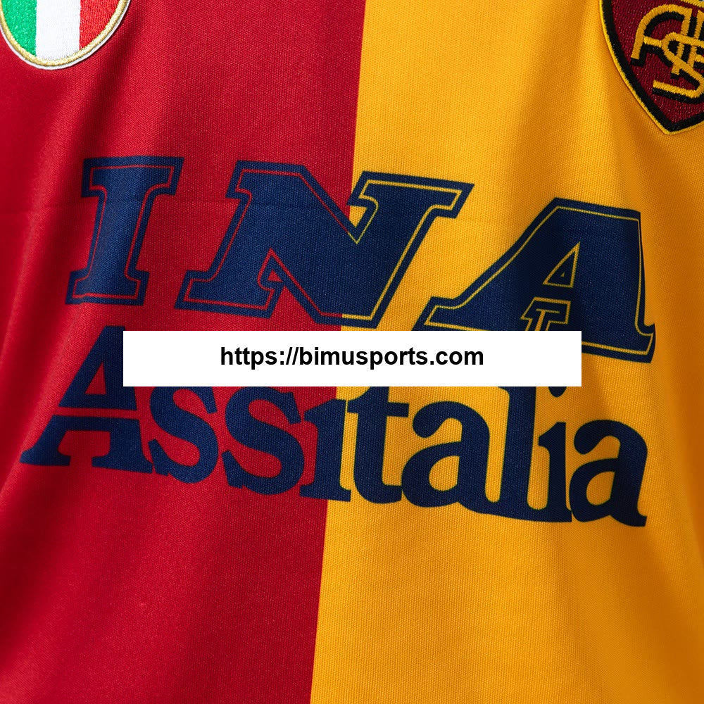 Camisola Roma 00/01 Champion Edition Retro Kids Equipamento