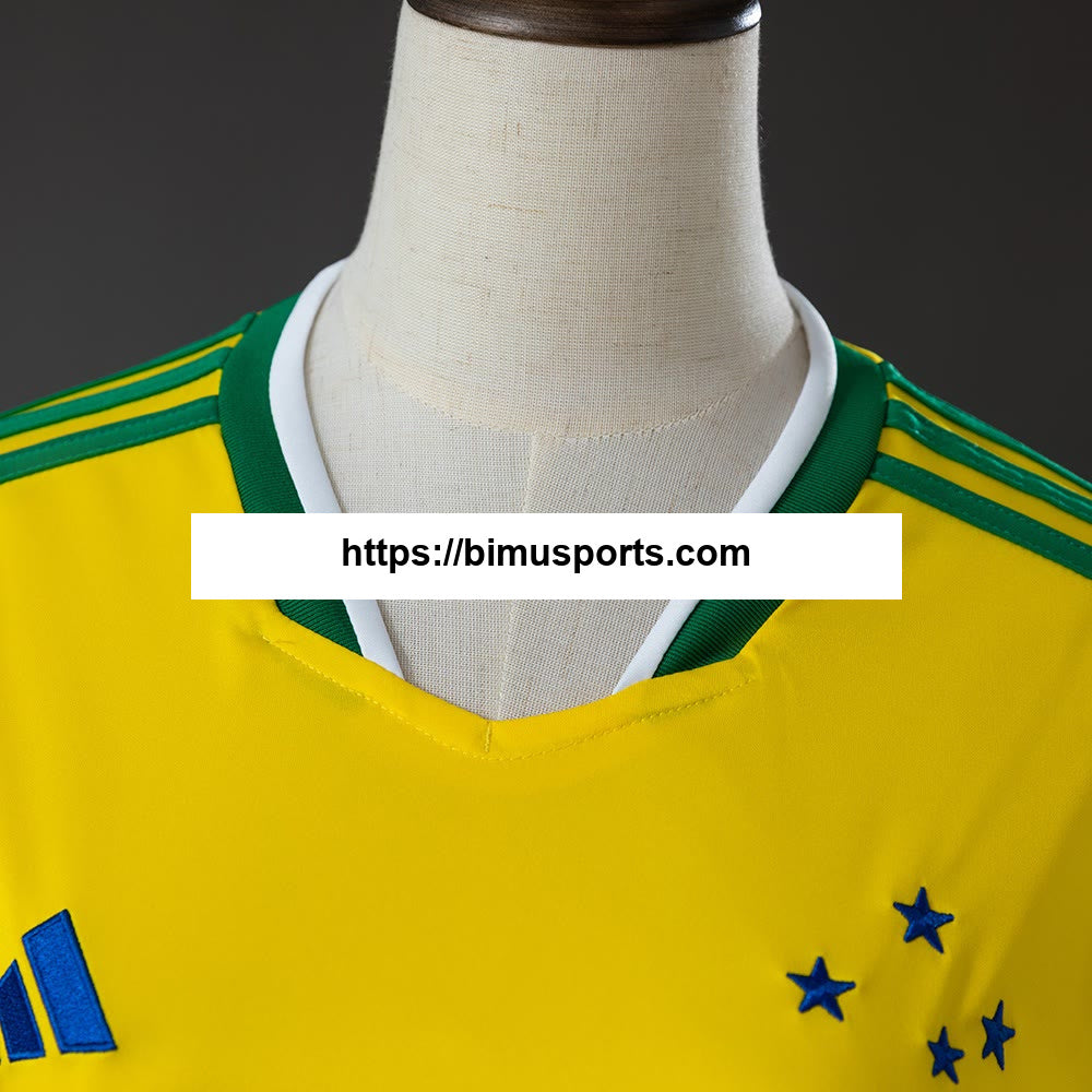 Camisola Cruzeiro 26/27 Edição Especial Feminina Amarela