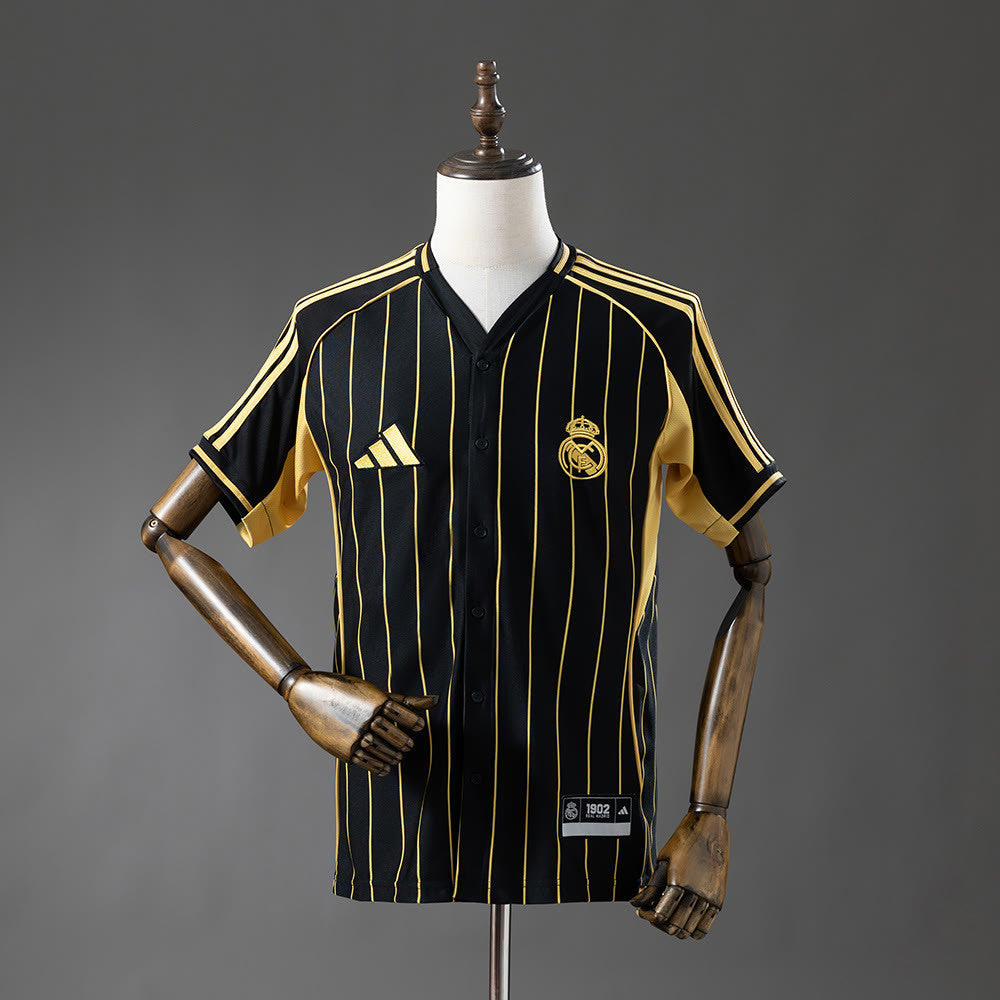 Camisola Real Madrid 25/26 Baseball - Preto