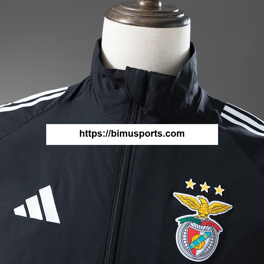 Camisola Benfica 25/26 corta - vento - Black