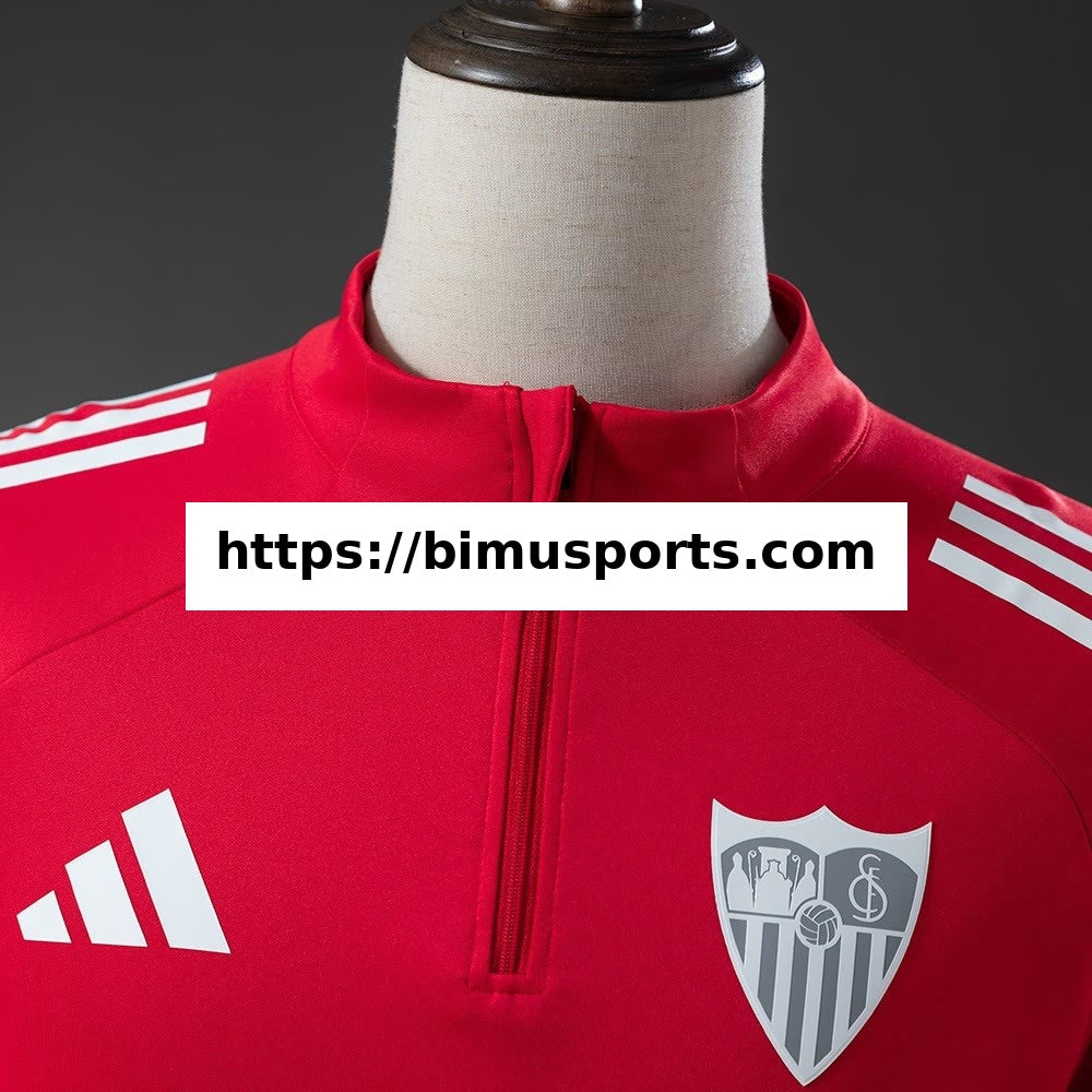Camisola Sevilla 25/26 Top de Treino Vermelho