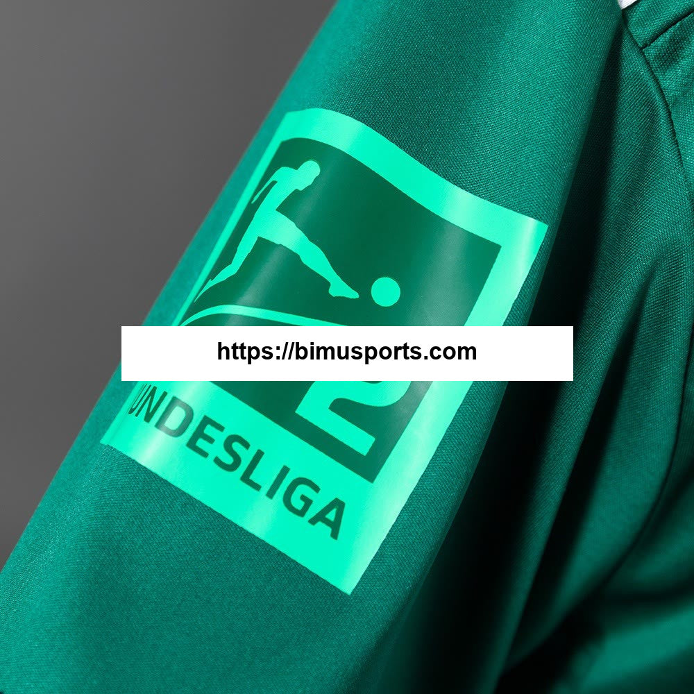 Camisola Schalke 04 25/26 Edição Comemorativa Verde Manga Longa