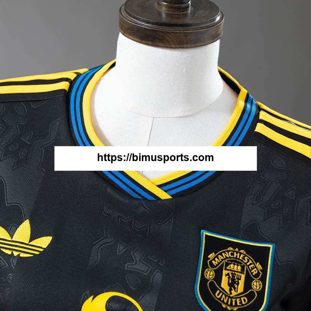 M-U 25/26 Terceiro Alternativo Top curto feminino estilo