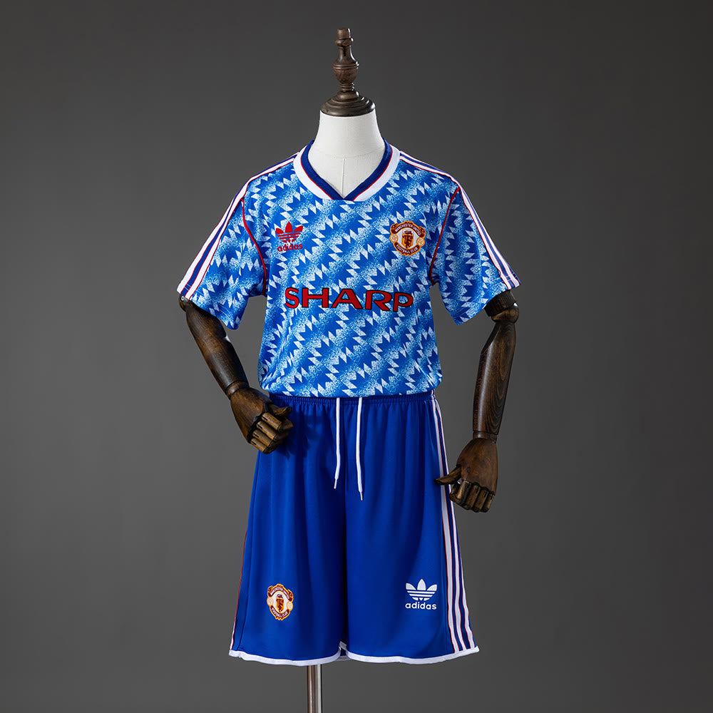 Camisola M-U 90/92 Alternativo Retro Kids Equipamento