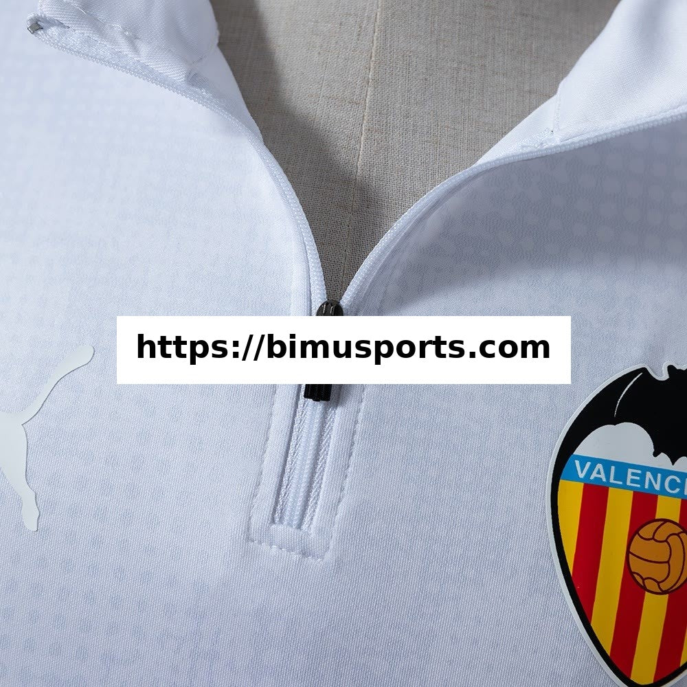 Camisola Valencia 25/26 Top de Treino Branco