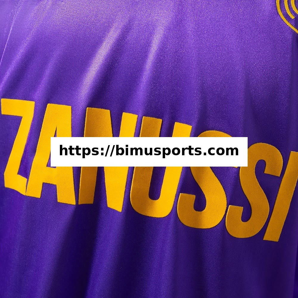 Camisola Real Madrid 84/85 Alternativa Manga Comprida Retro